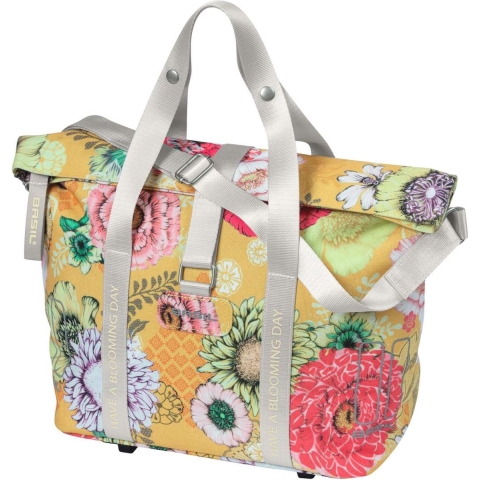 Fietshandtas Bloom Field MIK-KF-haken 8-11L Geel