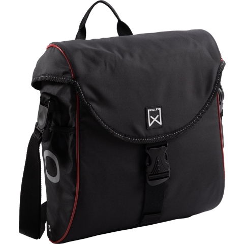 Enkele fietstas/ Pakaftas 300 S 12L Zwart/rood
