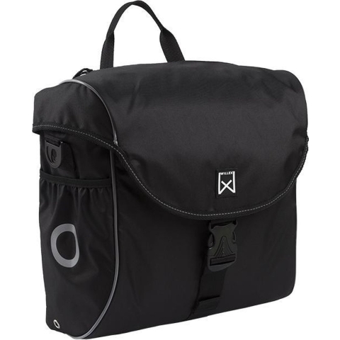 Enkele fietstas/ Pakaftas 300 18L Zwart/zilver