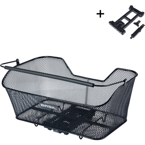 Fietsmand Base XL MIK Zwart