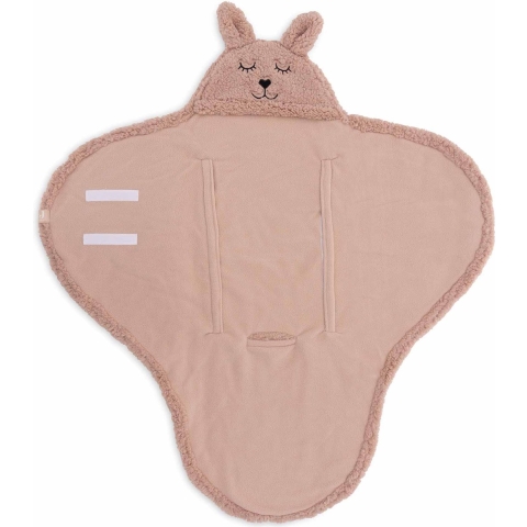 Wikkeldeken Jollein Bunny Wild Rose