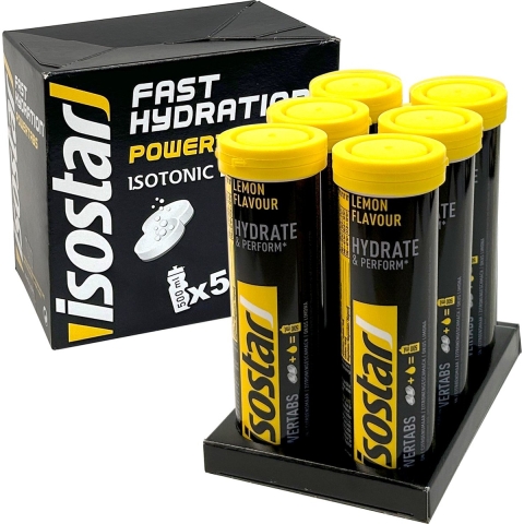 6x Isostar Fast Hydration Powertabs Lemon 10 tabletten