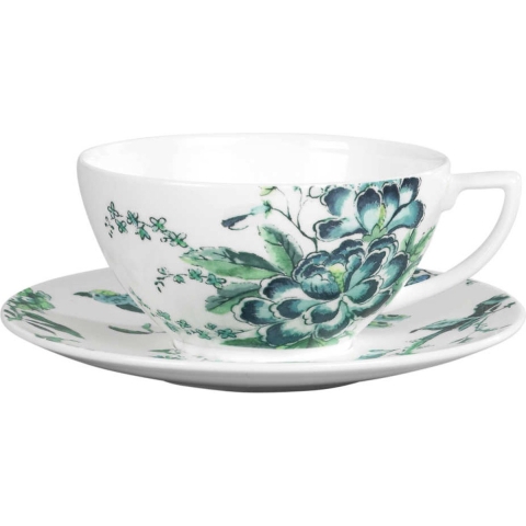 WEDGWOOD - Jasper Conran Chinoiserie - Theekop&schotel 0,23l White