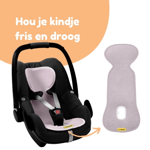 Autostoel Inleg Aeromoov 0+ Lilac