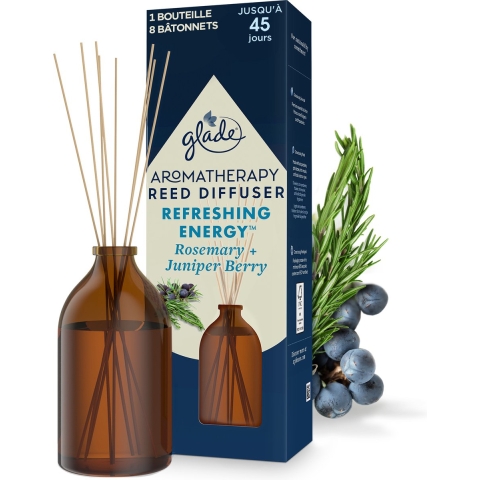4x Glade Aromatherapy Geurstokjes Resfreshing Energy 80 ml