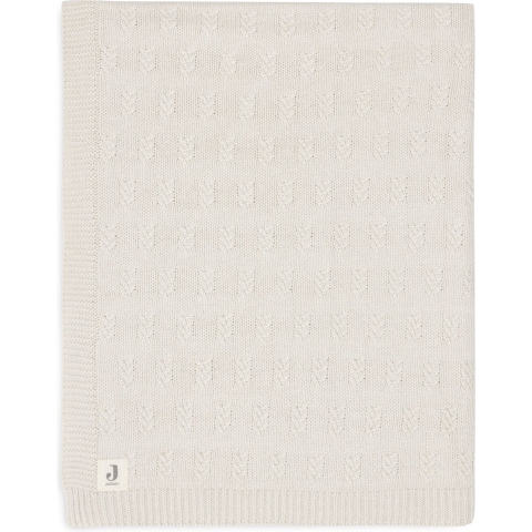 Deken Ledikant Jollein 100x150 Grain Knit Oatmeal