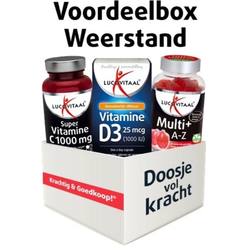 2+2 gratis: Lucovitaal Voordeelbox Weerstand 3 stuks