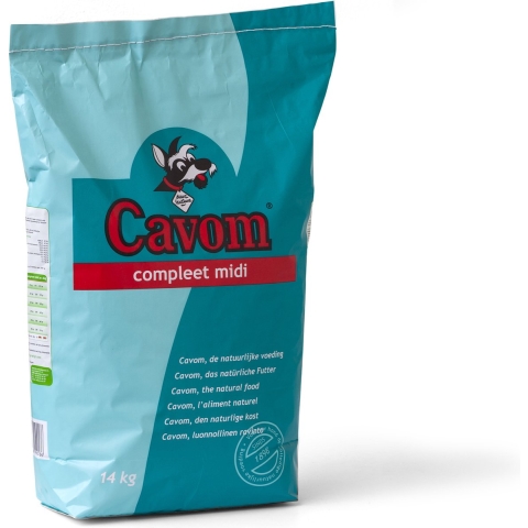 Cavom Compleet Hondenvoer Droog Midi 14 kg