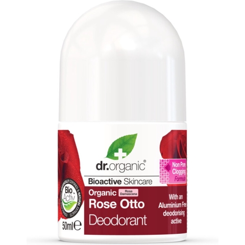 6x Dr. Organic Rozen Deodorant 50 ml