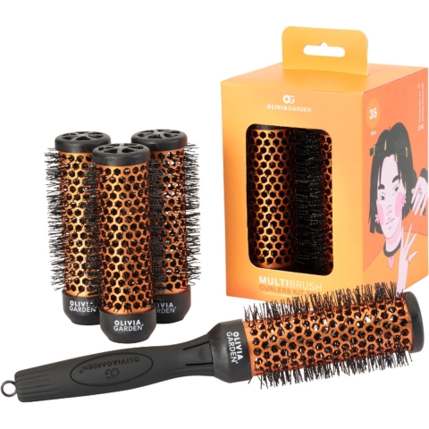 Olivia Garden - Multibrush Curlers Kit - 35 mm