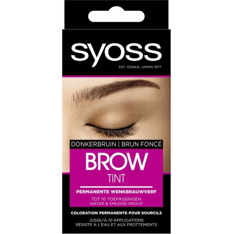 3x Syoss Browtint Donkerbruin