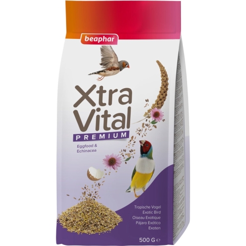7x Beaphar XtraVital Tropische Vogels Tropische Vogels 500 gr