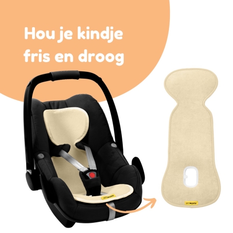 Autostoel Inleg Aeromoov 0+ Vanilla