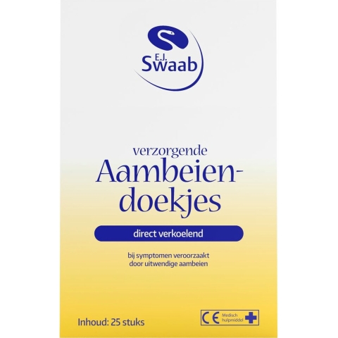 6x Dr. Swaab Verzorgende Aambeiendoekjes 25 stuks