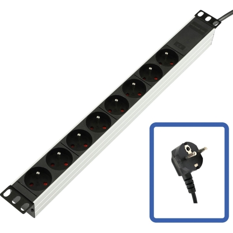 Logon Power Strip 8-way 19" PDU