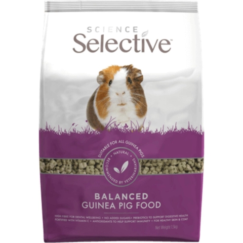 4x Supreme Science Selective Cavia 1,5 kg