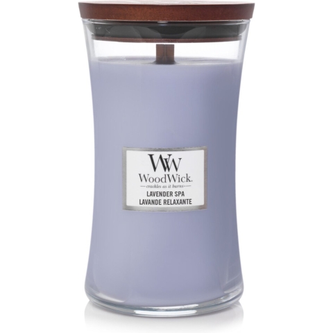 WoodWick Geurkaars Large Lavender Spa 611 gr