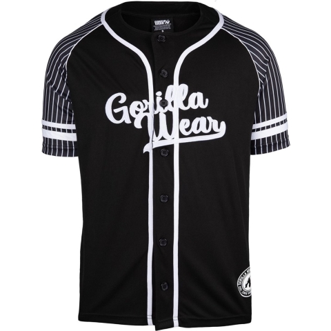 Gorilla Wear 82 Baseball Jersey - Zwart - S