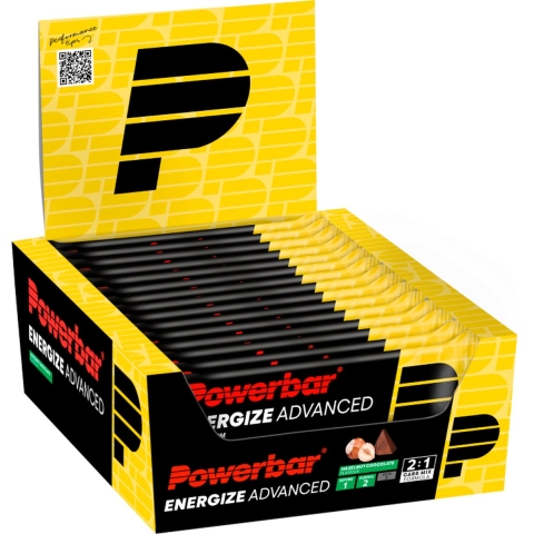 Powerbar Energize Advanced Bar - 15 x 55 gr - Hazelnoot Chocolade