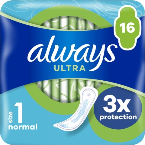 16x Always Maandverband Ultra Normal 16 stuks