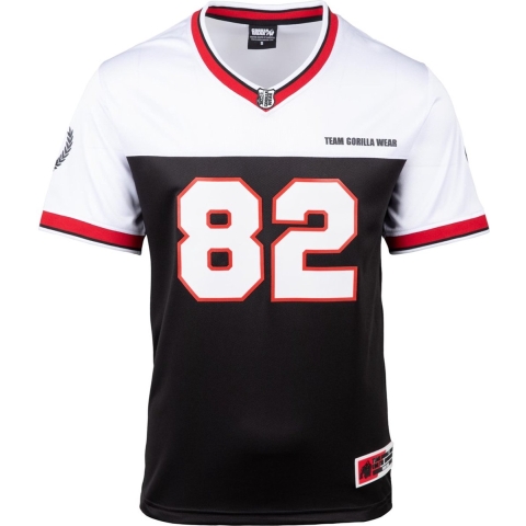 Gorilla Wear Trenton Football Jersey - Zwart/Wit - M