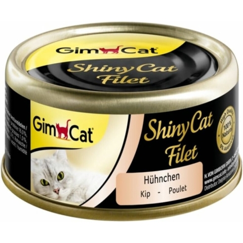 24x GimCat ShinyCat Filet kip 70 gr