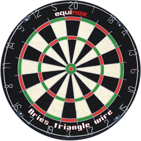 Equinox Dartbord Aries - Inclusief 6 Dartpijlen