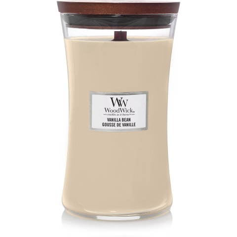 WoodWick Geurkaars Large Vanilla Bean 611 gr