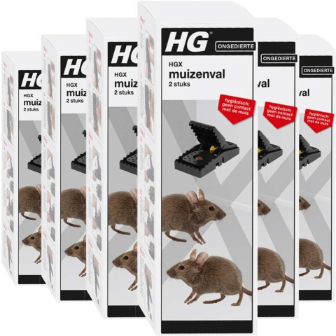 6x HG Muizenval 2 stuks