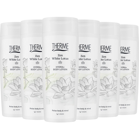 6x Therme Bodylotion Zen White Lotus 250 ml