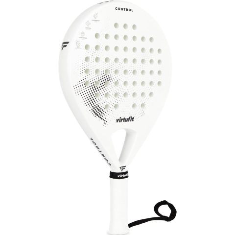 VirtuFit Control Padel Racket - Wit - Zwart