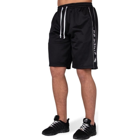 Gorilla Wear Functional Mesh Short (Zwart/Wit) - S/M