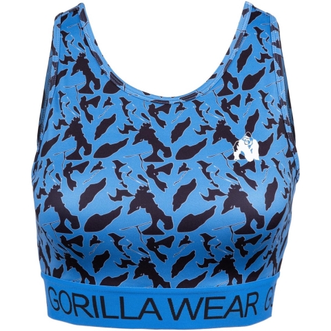 Gorilla Wear Osseo Crop Top - Blauw - M