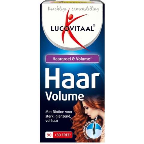 2+2 gratis: Lucovitaal Haar Groei&Volume 120 capsules