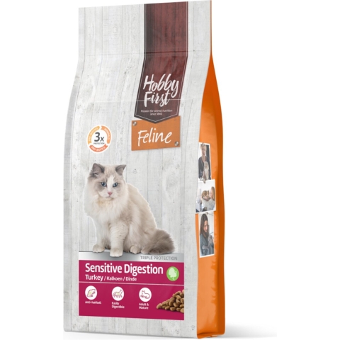 4x HobbyFirst Feline Sensitive Digestion 1,5 kg