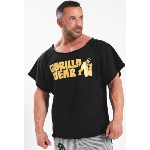 Gorilla Wear Classic Work Out Top - Zwart/Goud - 2XL/3XL