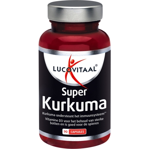 2+2 gratis: Lucovitaal Super Kurkuma X-tra Krachtig 90 capsules