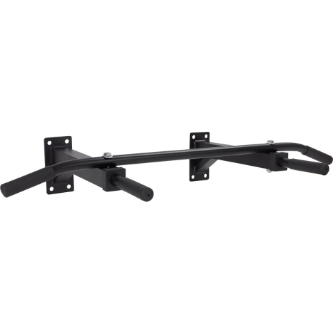 VirtuFit Multifunctionele Optrekstang Pro - Pull Up Bar - Wandmontage - Incl. Bevestigingsmateriaal - Zwart
