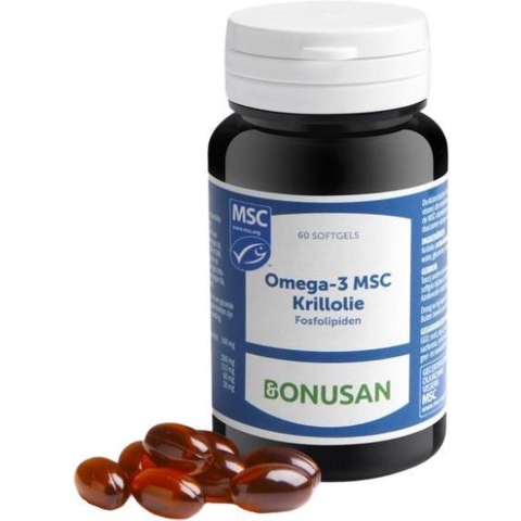 Bonusan Omega 3 MSC Krillolie 60 softgels