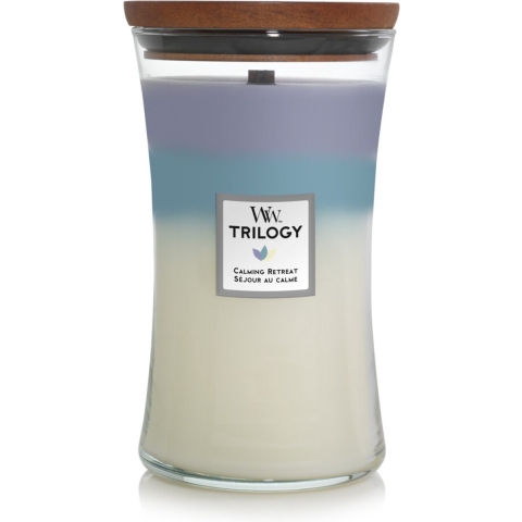 WoodWick Geurkaars Large Trilogy Calming Retreat 611 gr