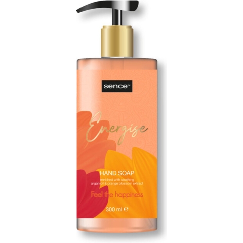 12x Sence Of Wellness Energise Handzeep Feel The Happiness 300 ml