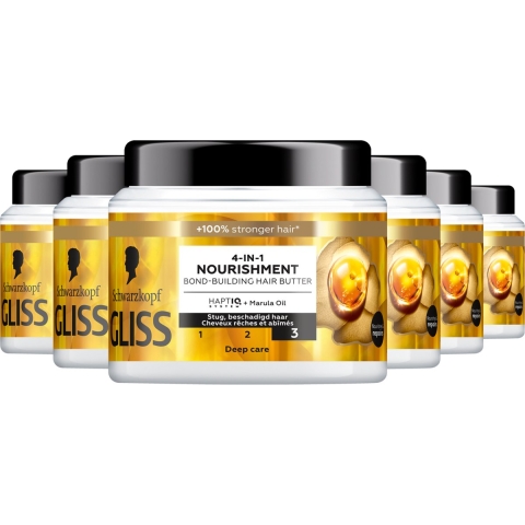 6x Gliss Haarmasker Ultimate Repair Treatment 400 ml