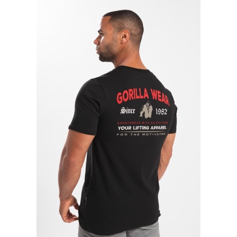 Gorilla Wear Warren T-shirt - Zwart - 2XL