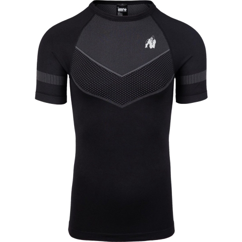 Gorilla Wear Norton Seamless T-shirt- Zwart - XL
