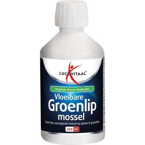 2x Lucovitaal Groenlipmossel Vloeibaar 200 ml