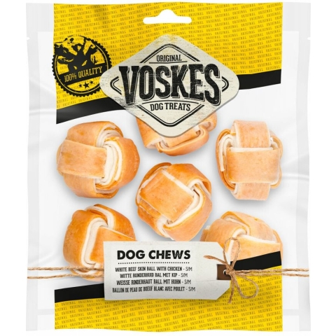 10x Voskes Bal White met Kip 6 stuks
