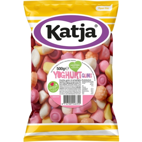 12x Katja Yoghurtgums 500 gr