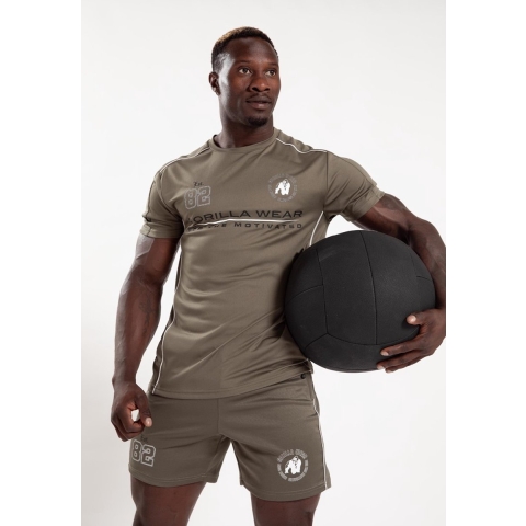 Gorilla Wear Broxton T-shirt - Legergroen - 3XL