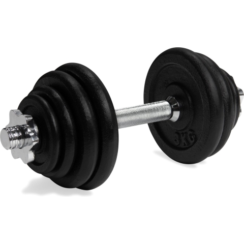VirtuFit Verstelbare Dumbbellset Pro - Halterset - Gietijzer - 1 x 15 kg
