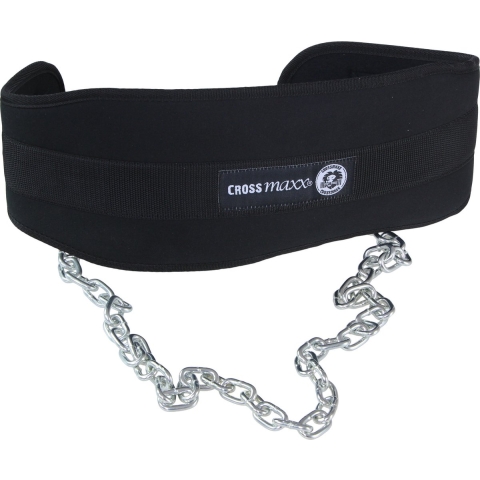 Lifemaxx Crossmaxx Dip Belt - Zwart